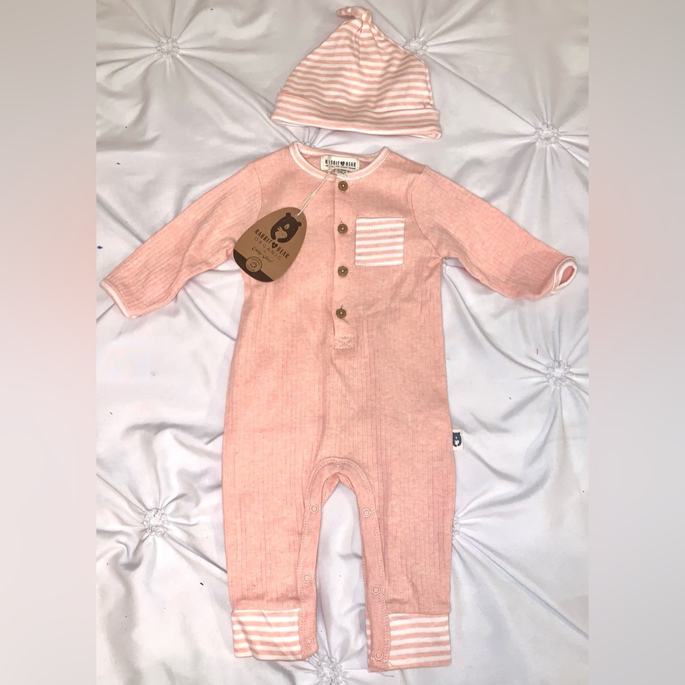 Rabbit and Bear ribbed knit set 3/6 and 6/9 NWT - Picture 2 of 5